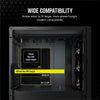 Corsair iCUE 5000X RGB Tempered Glass Mid-Tower ATX Computer Case/Gaming Cabinet - Black - CC-9011212-WW