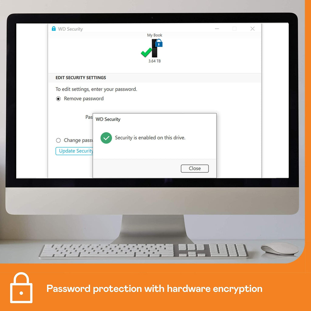 Western Digital WD 8TB My Book Desktop External Hard Disk Drive-3.5Inch, USB 3.0 with Automatic Backup,256 Bit AES Hardware Encryption,Password Protection,Compatible with Windows&Mac, Portable HDD