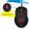 Zebronics Zeb Feather - Premium USB Gaming Mouse with 6 Buttons, Upto 3200 DPI and Anti Slip Mouse Pad