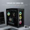 Corsair iCUE 5000X RGB Tempered Glass Mid-Tower ATX Computer Case/Gaming Cabinet - Black - CC-9011212-WW