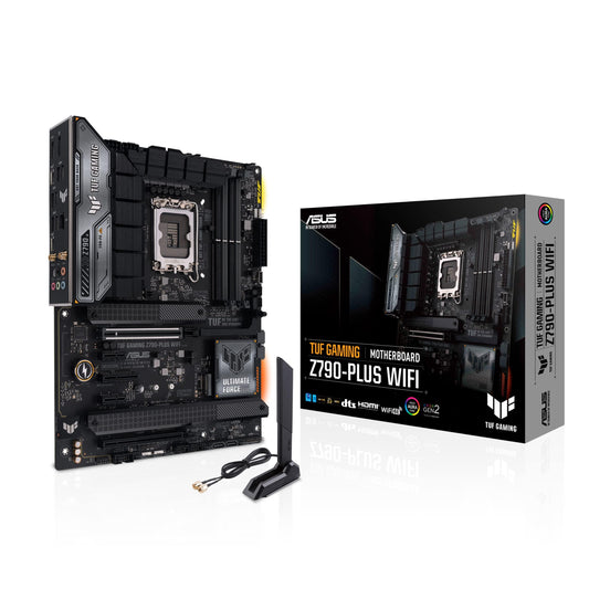 ASUS TUF Gaming Z790-Plus WiFi LGA 1700(Intel®12th&13th Gen) ATX Gaming Motherboard(PCIe 5.0,DDR5,4xM.2 Slots,16+1 DrMOS,WiFi 6,2.5Gb LAN,Front USB 3.2 Gen 2 Type-C®,Thunderbolt 4(USB4),Aura RGB)