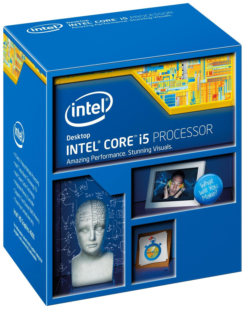 Intel Core i5-4460 Processor 4 Core, 6M Cache, up to 3.4 GHz, Socket LGA 1150 (BX80646I54460)