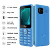 itel it5027 Keypad Mobile Phone with 2.4 inch Display Size |11mm Slim Body| 1200 mAh Battery| King Voice | Blue