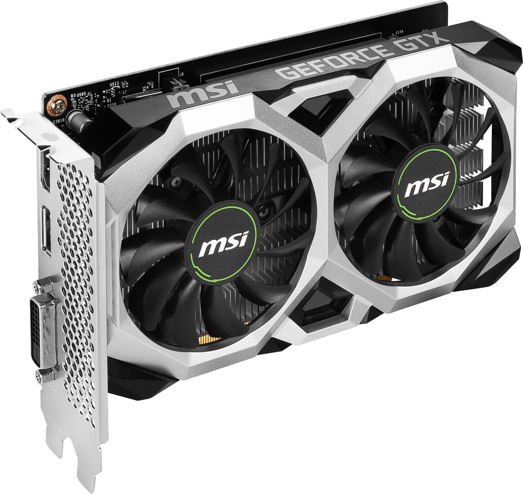 MSI NVIDIA GeForce GTX 1630 Ventus XS 4G OC 4GB GDDR6 64-bit Gaming pci_e_x16 Graphic Card