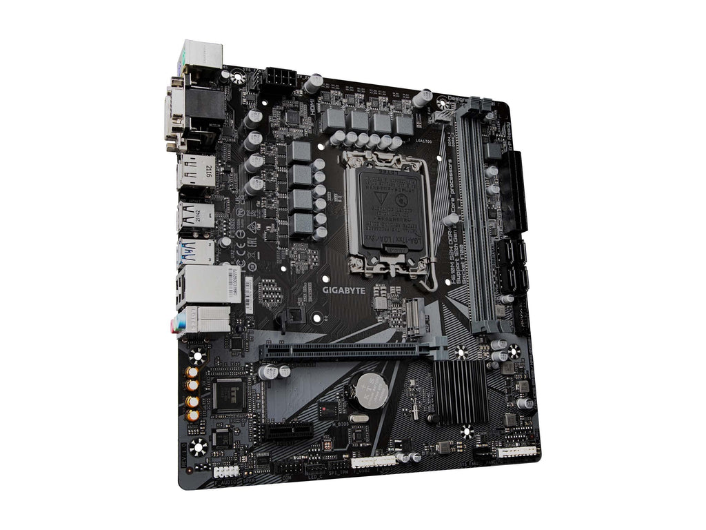 GIGABYTE H610M S2H DDR4 (H610/ Intel LGA 1700/ Micro ATX/ DDR4/ Single M.2/ PCIe 4.0/ USB 3.2 Gen1/ Realtek GbE LAN/Motherboard)