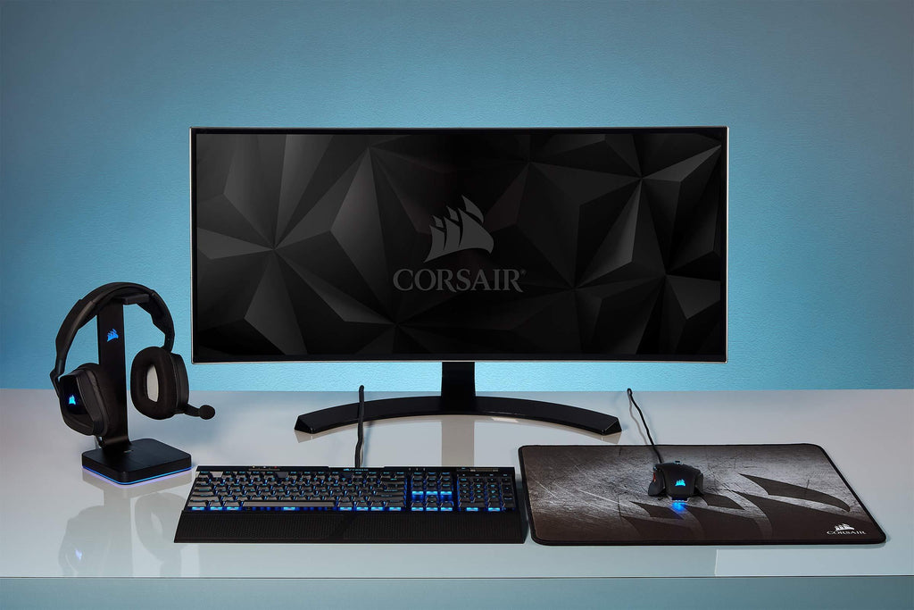 Corsair MM350 X-Large, Anti-Fray Cloth Gaming Mouse Mat - Black