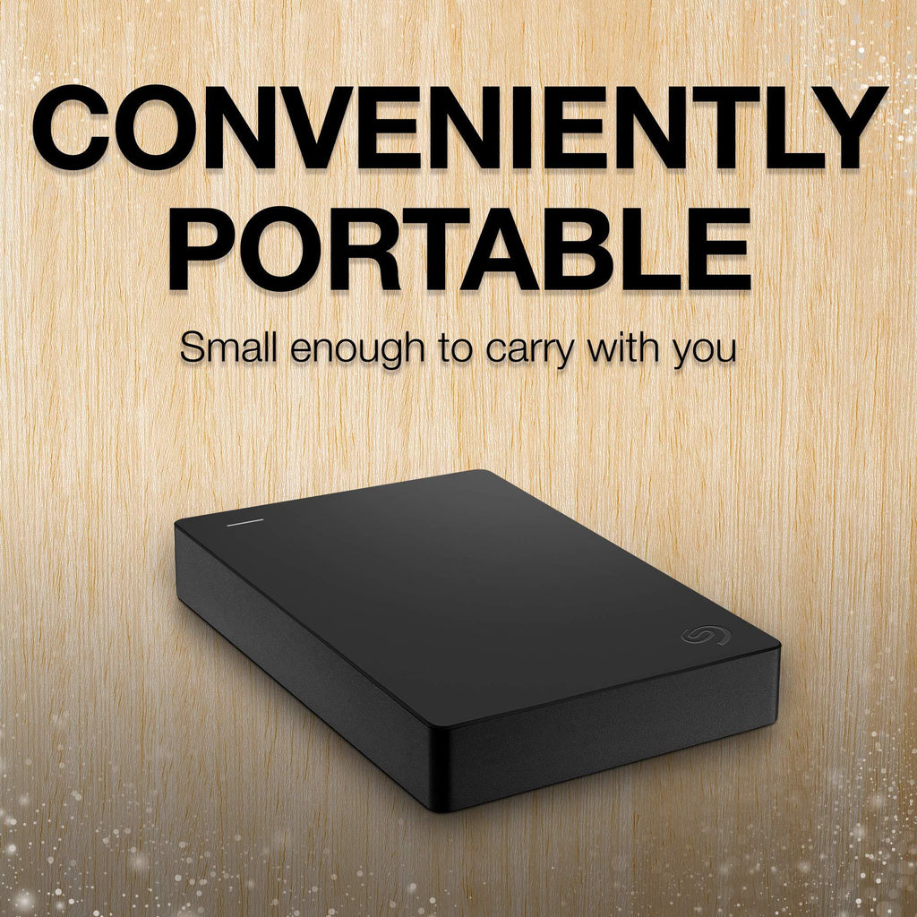 Seagate Portable 4TB External HDD USB 3.0 for PC Laptop and Mac (STGX4000400)