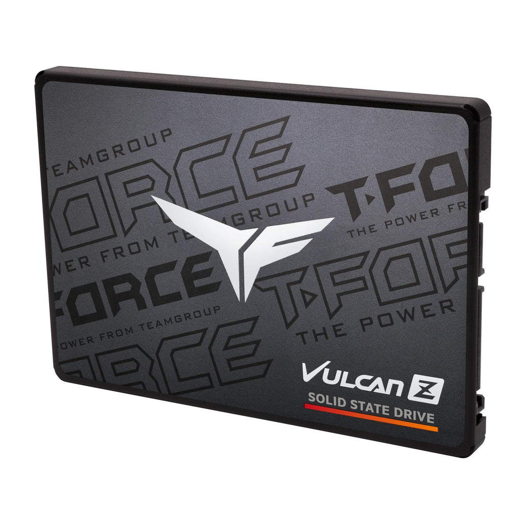 TEAMGROUP T-Force Vulcan Z 256GB SLC Cache 3D NAND TLC 2.5 Inch SATA III Gaming Internal Solid State Drive SSD (R/W Speed up to 520/430 MB/s) T253TZ256G0C101