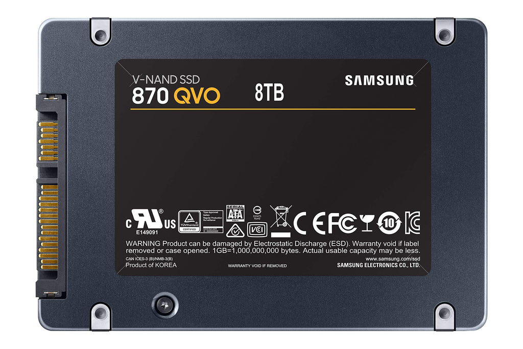 Samsung 870 QVO 1TB SATA cm 6.35 cm (2.5") Internal Solid State Drive (SSD) (MZ-77Q1T0BW)