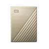 Western Digital WD 2TB My Passport Ultra Portable Hard Disk Metal Drive, USB-C & USB 3.1 with Automatic Backup,Password Protection, Compatible with Windows&Mac, External HDD-Gold