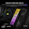 Corsair Vengeance RGB RS 8GB (1 x 8GB) DDR4 DRAM 3200MHz C16 Memory Kit (Black) - CMG8GX4M1E3200C16