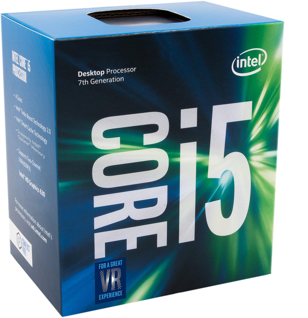 Intel Core i5 7400 - LGA1151-7th Generation Core Desktop Processor (LGA 1151 Socket 3.0Ghz Upto 3.5Ghz Turbo, 6MB Cache)