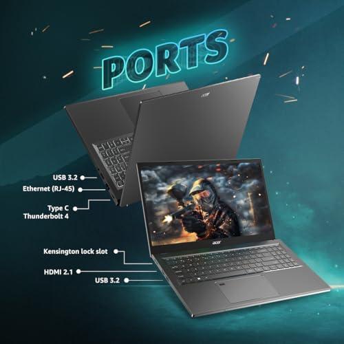 Acer Aspire 5 Gaming Laptop 13th Gen Intel Core i5(16GB RAM/512GB SSD/NVIDIA RTX 2050 4GB Graphics/144Hz/Win11Home)A515-58GM 15.6" FHD Display, Steel Gray, Backlit Keyboard, Fingerprint Reader, 1.78KG - Triveni World