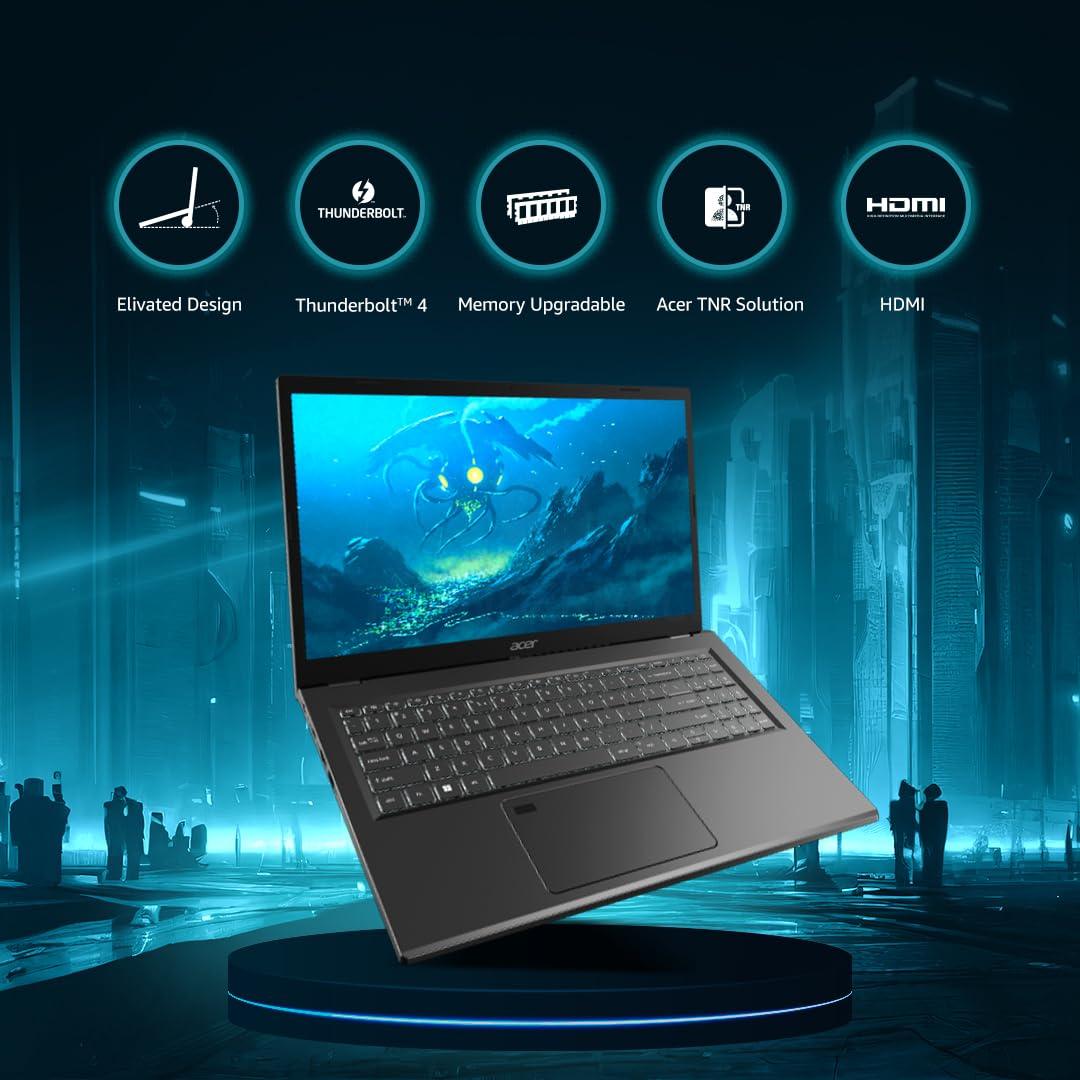 Acer Aspire 5 Gaming Laptop 13th Gen Intel Core i5(16GB RAM/512GB SSD/NVIDIA RTX 2050 4GB Graphics/144Hz/Win11Home)A515-58GM 15.6" FHD Display, Steel Gray, Backlit Keyboard, Fingerprint Reader, 1.78KG - Triveni World