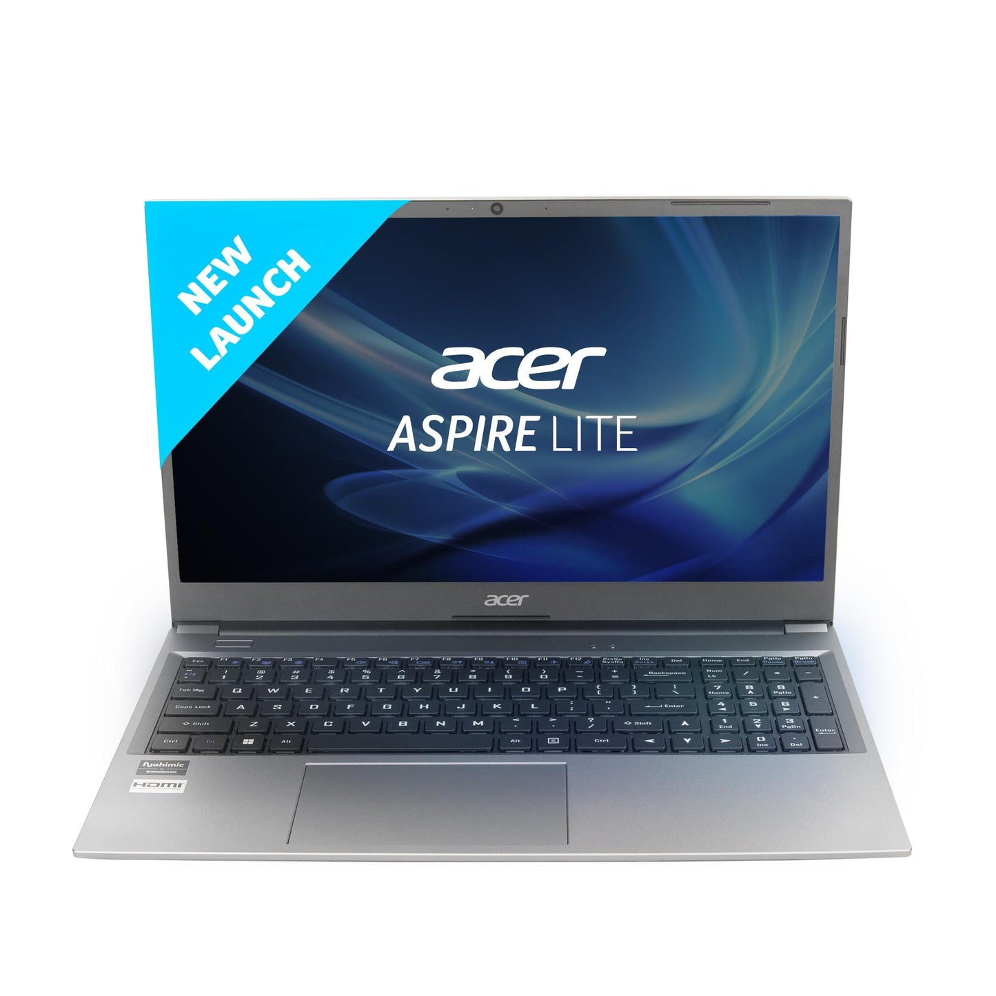 Acer Aspire Lite 11th Gen Intel Core i3 Premium Metal Laptop (8GB RAM/256GB SSD/Windows 11 Home) AL15-51, 39.62cm (15.6") Full HD Display, Metal Body, Steel Gray, 1.59 Kg - Triveni World