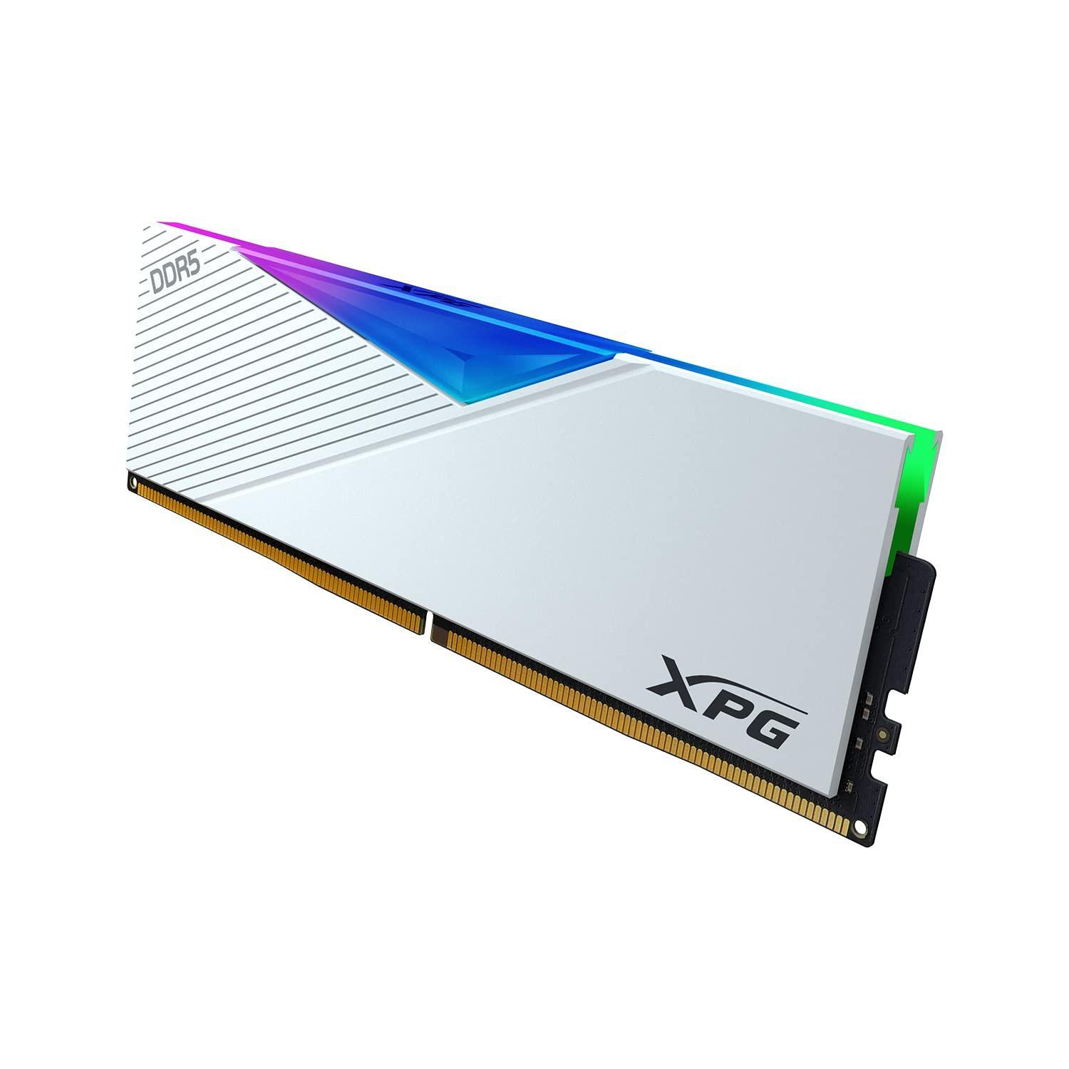 ADATA XPG Lancer RGB 16 GB (1 * 16 GB) DDR5 5200 MHz U-DIMM Desktop Memory RAM - AX5U5200C3816G-CLARWH (White) - Triveni World