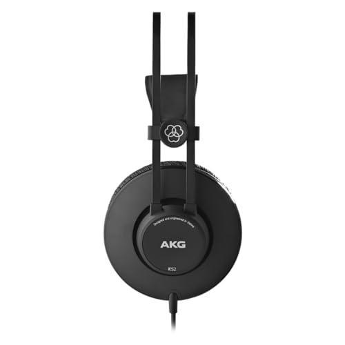 AKG K52 Closed Back Headphones,Wired,Black - Triveni World