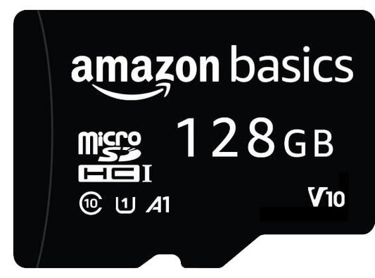 Amazon Basics 128 GB Micro SD Card with Adapter | Upto 120 MB/s | Class 10 | U1, C10, V10 Speed Classes - Triveni World