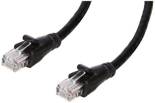 Amazon Basics RJ45 Cat-6 Ethernet Patch/LAN Cable for Personal Computer - 5 Feet (Black) - Triveni World