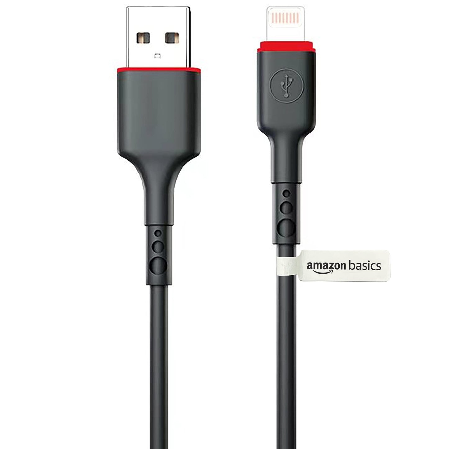 amazon basics Tpe Usb Lightning Charging And Data Sync Cable,For Iphone 14,13,12,11,X,8,7,6,5,Ipad,Air,Pro,Mini (102cm, Black) - Triveni World