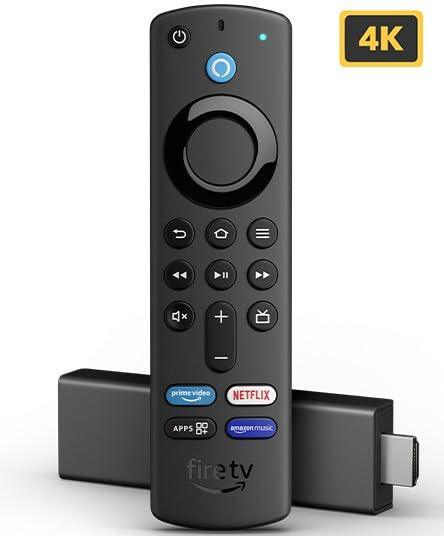 Amazon Fire TV Stick 4K with all-new Alexa Voice Remote (includes TV and app controls), Dolby Vision - Triveni World