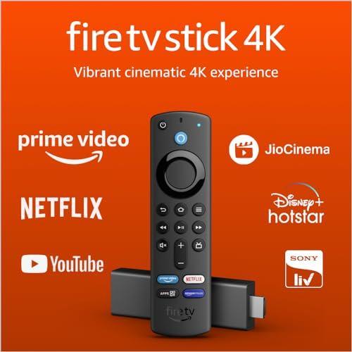 Amazon Fire TV Stick 4K with all-new Alexa Voice Remote (includes TV and app controls), Dolby Vision - Triveni World