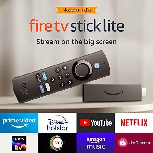 Amazon Fire TV Stick Lite with all-new Alexa Voice Remote Lite (no TV controls), HD streaming device | Now with App controls - Triveni World