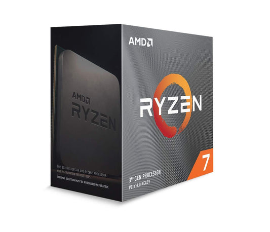 AMD 3000 Series Ryzen 7 3800XT Desktop Processor 8 cores 16 Threads 36MB Cache 3.9GHz Upto 4.7GHz AM4 Socket 400 & 500 Series Chipset (100-100000279WOF) - Triveni World