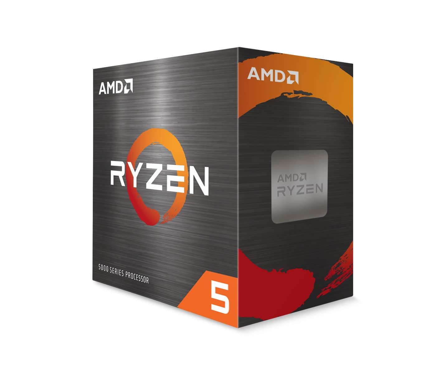 AMD 5000 Series Ryzen 5 5500 Desktop Processor 6 cores 12 Threads 19 MB Cache 3.6 GHz Upto 4.2 GHz Socket AM4 500 Series Chipset (100-100000457BOX) - Triveni World