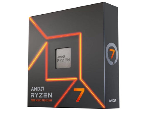 AMD 7000 Series Ryzen 7 7700X Desktop Processor 8 cores 16 Threads 40 MB Cache 4.5 GHz Up to 5.4 GHz Socket AM5, 600 Series Chipset (100-100000591WOF) - Triveni World