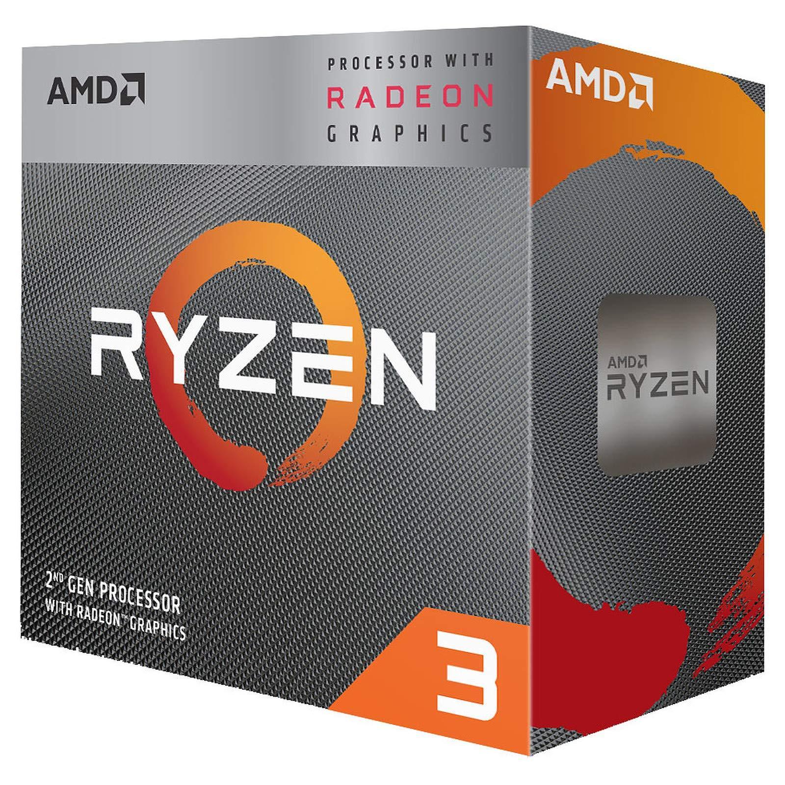 AMD Ryzen 3 3200G with RadeonVega 8 Graphics Desktop Processor 4 Cores up to 4GHz 6MB Cache Socket AM4 (YD320GC5FHBOX) - Triveni World