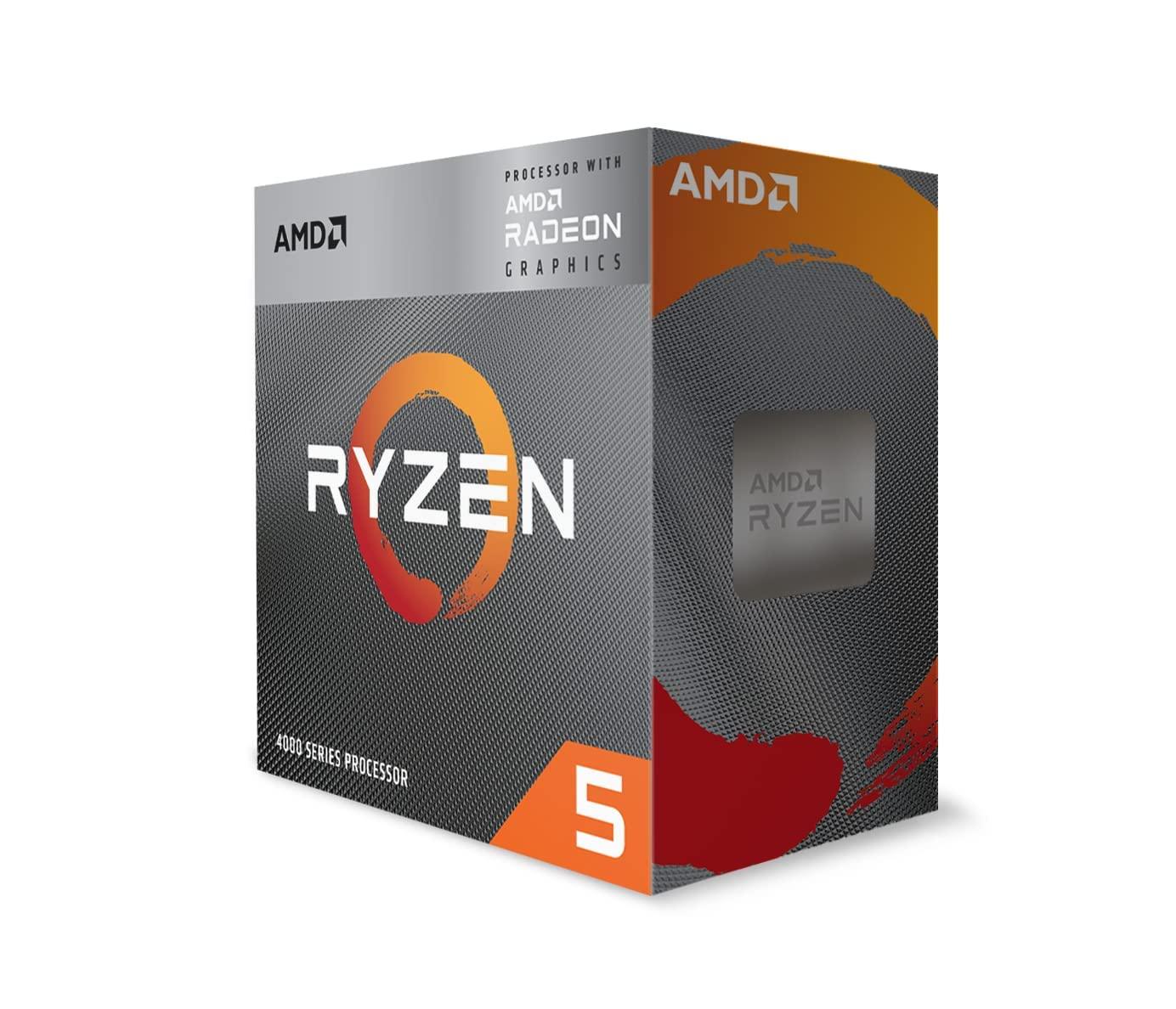 AMD Ryzen™ 5 4600G Desktop Processor (6-core/12-thread, 11 MB Cache, up to 4.2 GHz max Boost) with Radeon™ Graphics - Triveni World