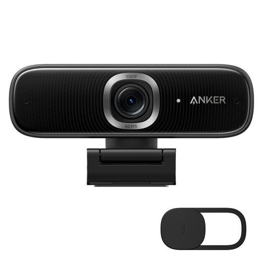 Anker PowerConf C300 Smart Full HD, AI-Powered Framing & Autofocus, 1080p Webcam with Noise-Cancelling Microphones, Adjustable FoV, HDR, 60 FPS, Low-Light Correction, Zoom Certified - Triveni World