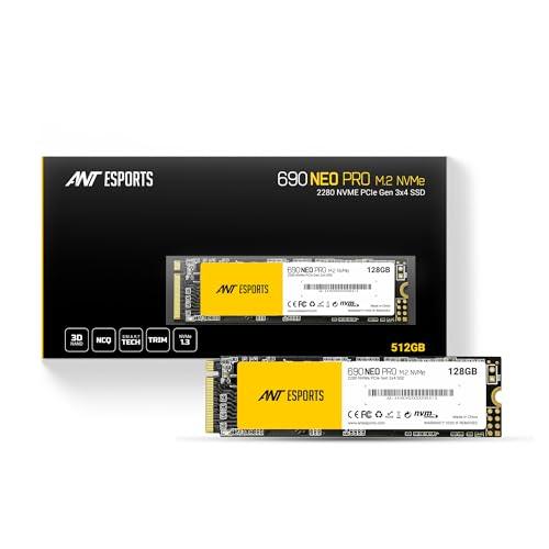 Ant Esports 690 Neo Pro M.2 NVME 128GB Internal Solid State Drive/SSD with NMVE PCIe Gen3x4 Drive Supporting The PCI Express 3.1, speeds Upto Read/Write - 1600/1100 MB/s compatible with PC and LAPTOP - Triveni World