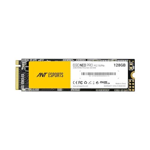 Ant Esports 690 Neo Pro M.2 NVME 128GB Internal Solid State Drive/SSD with NMVE PCIe Gen3x4 Drive Supporting The PCI Express 3.1, speeds Upto Read/Write - 1600/1100 MB/s compatible with PC and LAPTOP - Triveni World