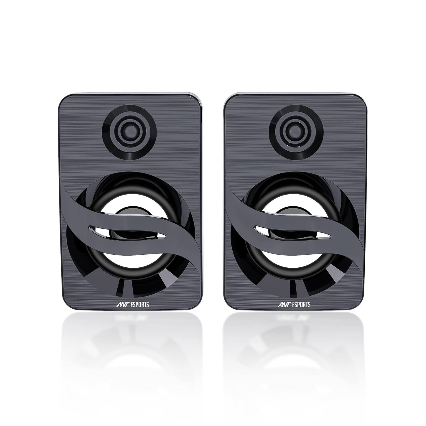 Ant Esports GS150 Computer Speakers, 2.0CH PC Speakers, in-line Volume Control, 6W USB Powered Stereo Desktop Speakers with 3.5mm AUX for PC/Laptop/Projector/Tablet/Cellphone - Triveni World