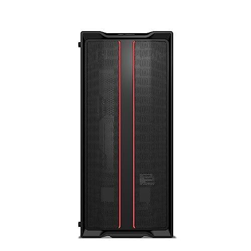 Ant Esports SX3 Mid- Tower Computer Case/Gaming Cabinet - Black | Support E-ATX, ATX, Micro-ATX, Mini-ITX | Pre- Installed 1 Rear Fan - Triveni World