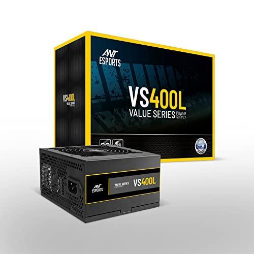 Ant Esports VS400L NonModular High Efficiency Gaming Power Supply/PSU with Continuous Power and 120mm Silent Fan - Triveni World