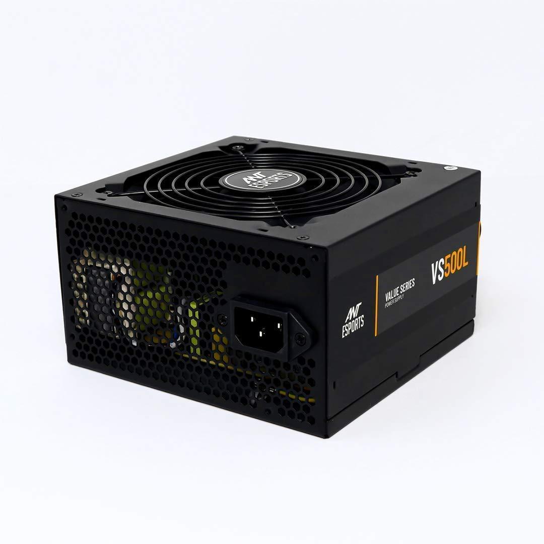 Ant Esports VS500L NonModular High Efficiency Gaming Power Supply/PSU with 1 x PCIe and 120mm Silent Fan - Triveni World