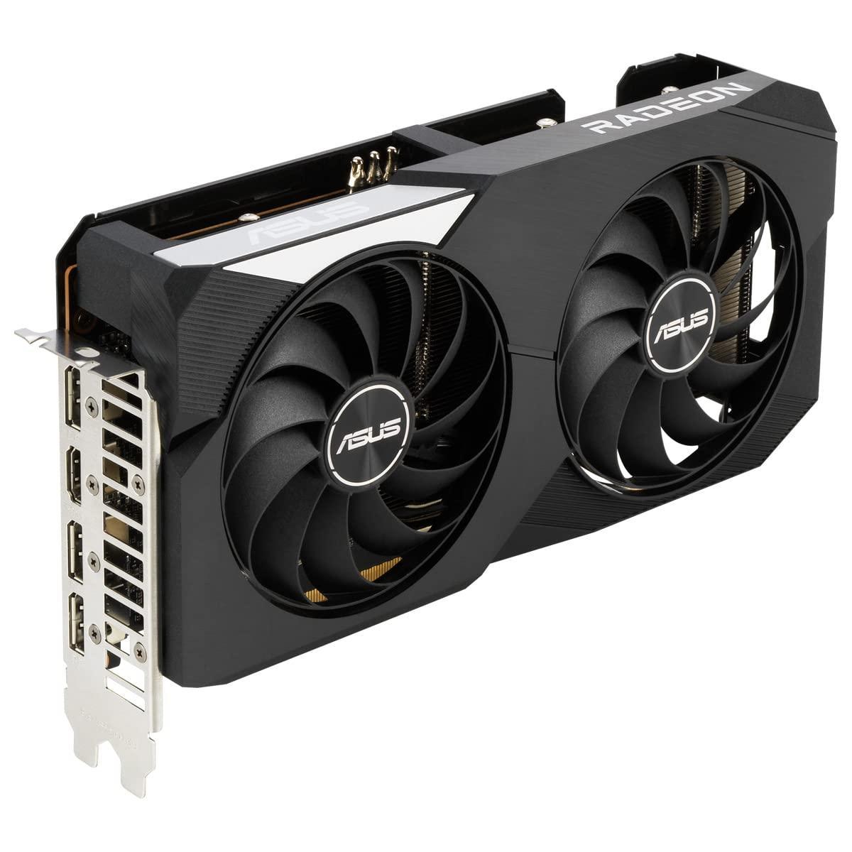 ASUS Dual Radeon RX 6600 8 GB GDDR6 RAM PCIe 4.0 Dual Fans Desktop Graphic Card, pci_e_x16 - Triveni World