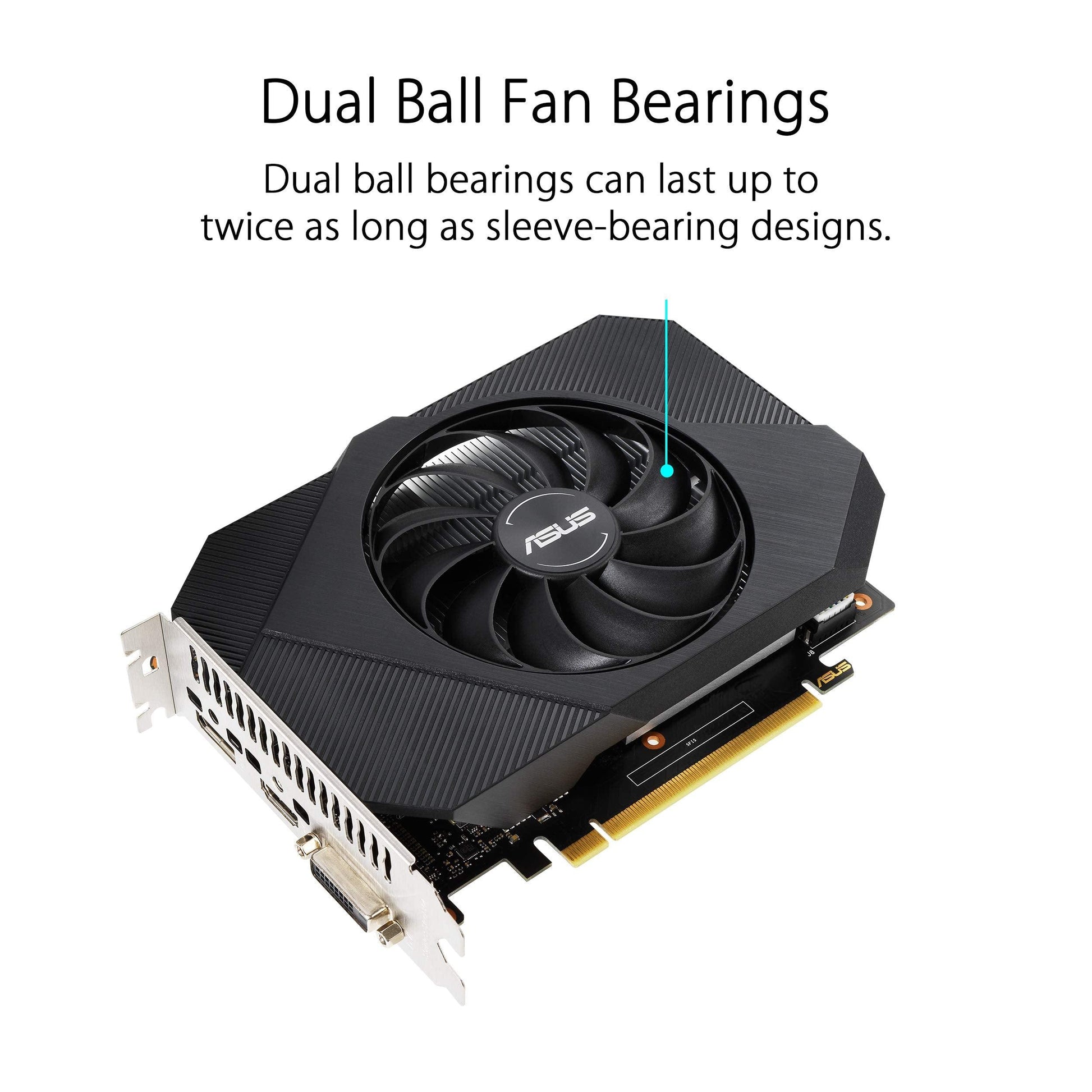 ASUS Phoenix Nvidia Geforce Gtx 1650 Oc Edition Gaming Graphics Card (Pcie 3.0, 4Gb Gddr6 Memory, Hdmi 2.0B, Displayport 1.4A, Dvi-D, Dual Ball Fan Bearings, Auto-Extreme) - Pci_E_X16 - Triveni World