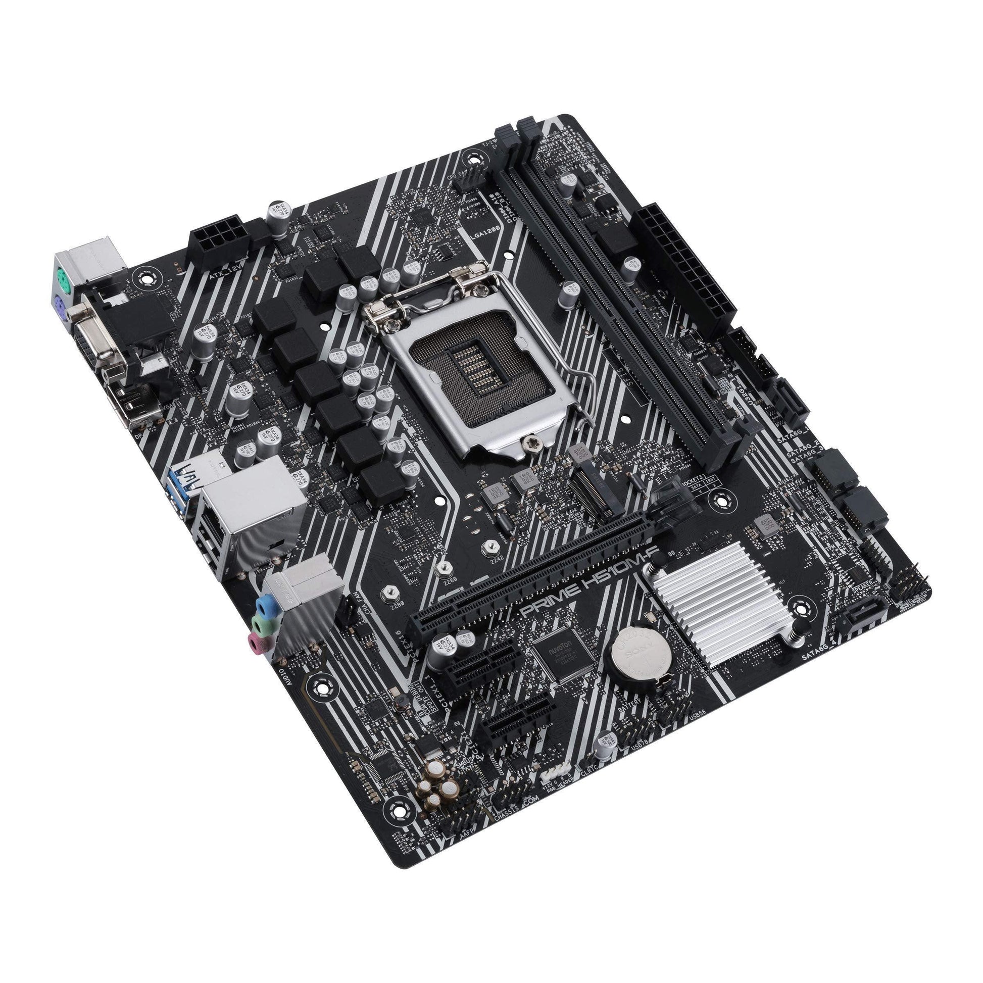 ASUS Prime H510M-E Lga1200 (Intel 11Th/10Th Gen) Micro-Atx Motherboard (Pcie 4.0,M.2 Slot, 1Gb Lan, Dp,Hdmi, D-Sub, Usb 3.2 Gen 1, Com Header, Tpm Header, 4K@60Hz), ddr_4 - Triveni World