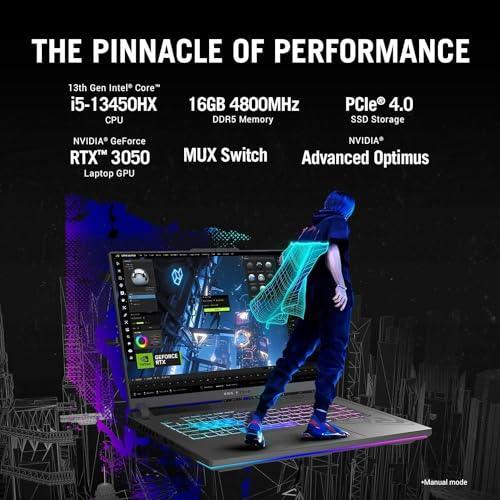 ASUS ROG Strix G16 (2023) 64WHrs Battery, Intel Core i5-13450HX 13th Gen, 16" FHD+ 165Hz, 6GB RTX 3050, Gaming Laptop (16GB/1TB SSD/Windows 11/Office 2021/4-Zone RGB KB/Gray/2.50 Kg) G614JJ-N3088WS - Triveni World