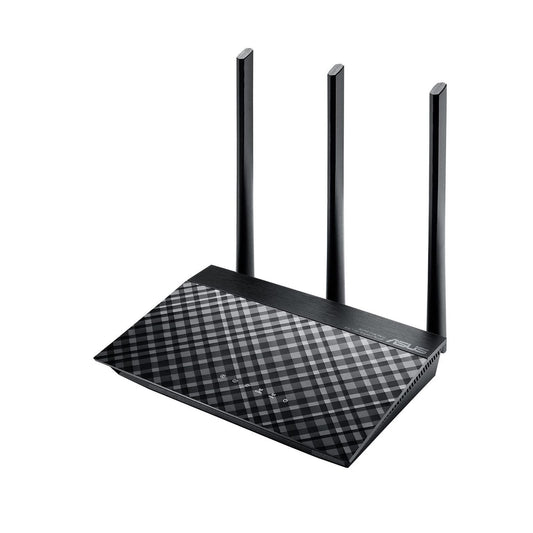 ASUS RT-AC53 AC750 Dual Band WiFi Router (Black) with high Power Design, VPN Server and time scheduling, Dual_Band (750 megabits_per_Second) - Triveni World