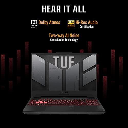 ASUS TUF Gaming A15 (2023) 90WHr Battery, AMD Ryzen 7 7735HS AI Powered, 15.6" FHD 144Hz, 6GB RTX 4050, Gaming Laptop (16GB/512GB SSD/Windows 11//1-Zone RGB/Gray/2.20 Kg), FA577NU-LP082W - Triveni World