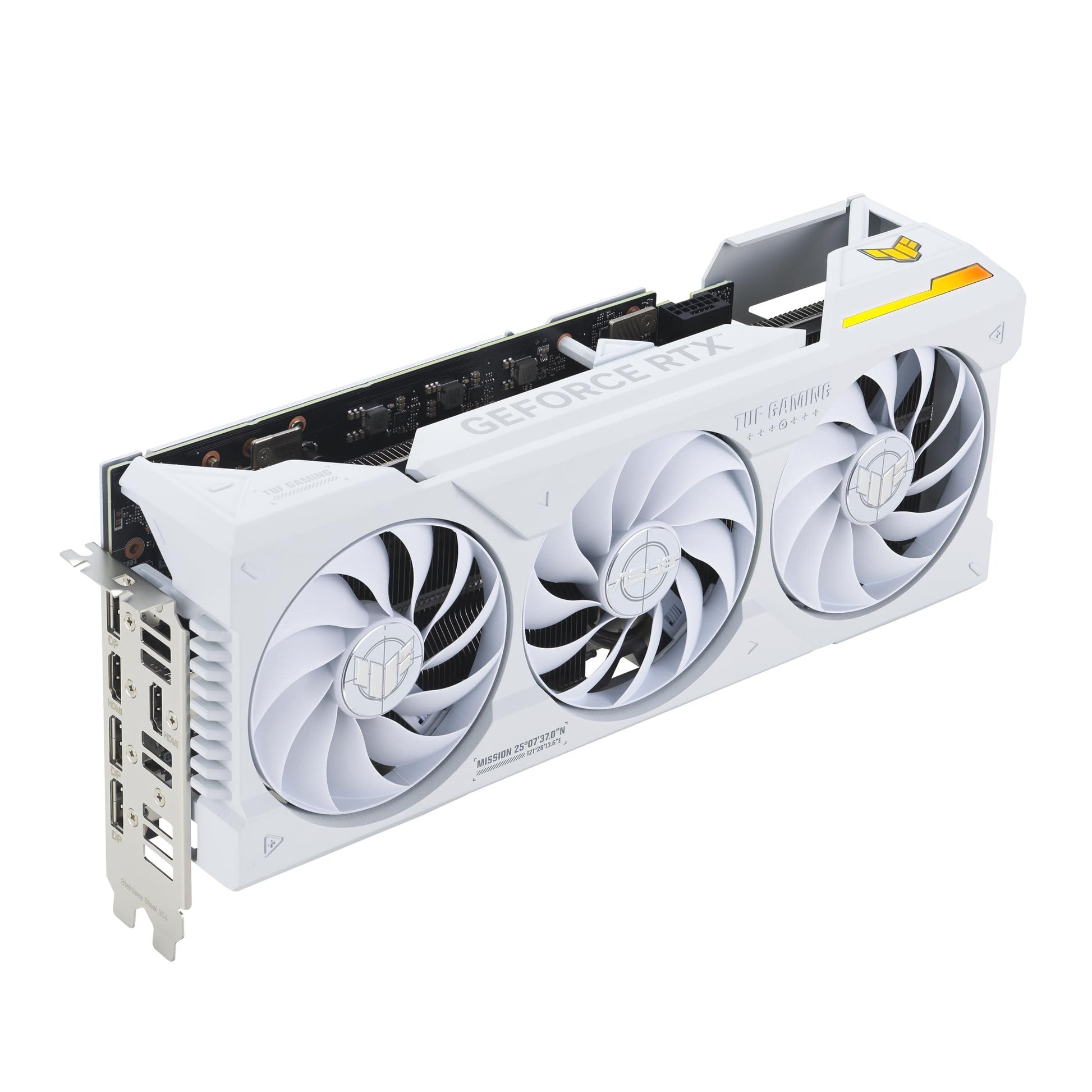 ASUS Tuf Gaming Nvidia Geforce RTX 4070 Ti Super White Oc Edition Gaming Graphics Card (pci_e_x16, 16Gb Gddr6X, Hdmi 2.1A, Displayport 1.4A) - Triveni World