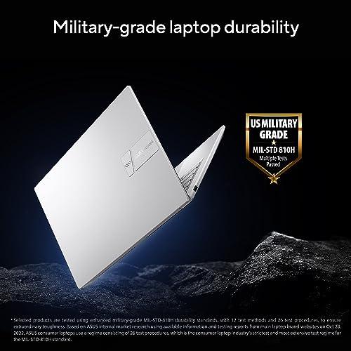 ASUS Vivobook 14, IntelCore i3-1215U 12th Gen, Thin and Light Laptop, 14" (35.56 cm) FHD, (8 GB RAM/512GB SSD/Windows11/Office 2021/Fingerprint/42WHr /Silver/1.40 kg), X1404ZA-NK322WS - Triveni World