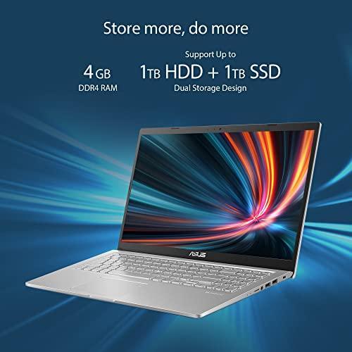 ASUS VivoBook 15 (2021), 15.6-inch (39.62 cm) HD, Dual Core Intel Celeron N4020, Thin and Light Laptop (4GB RAM/256GB SSD/Integrated Graphics/Windows 11 Home/Transparent Silver/1.8 Kg), X515MA-BR011W - Triveni World