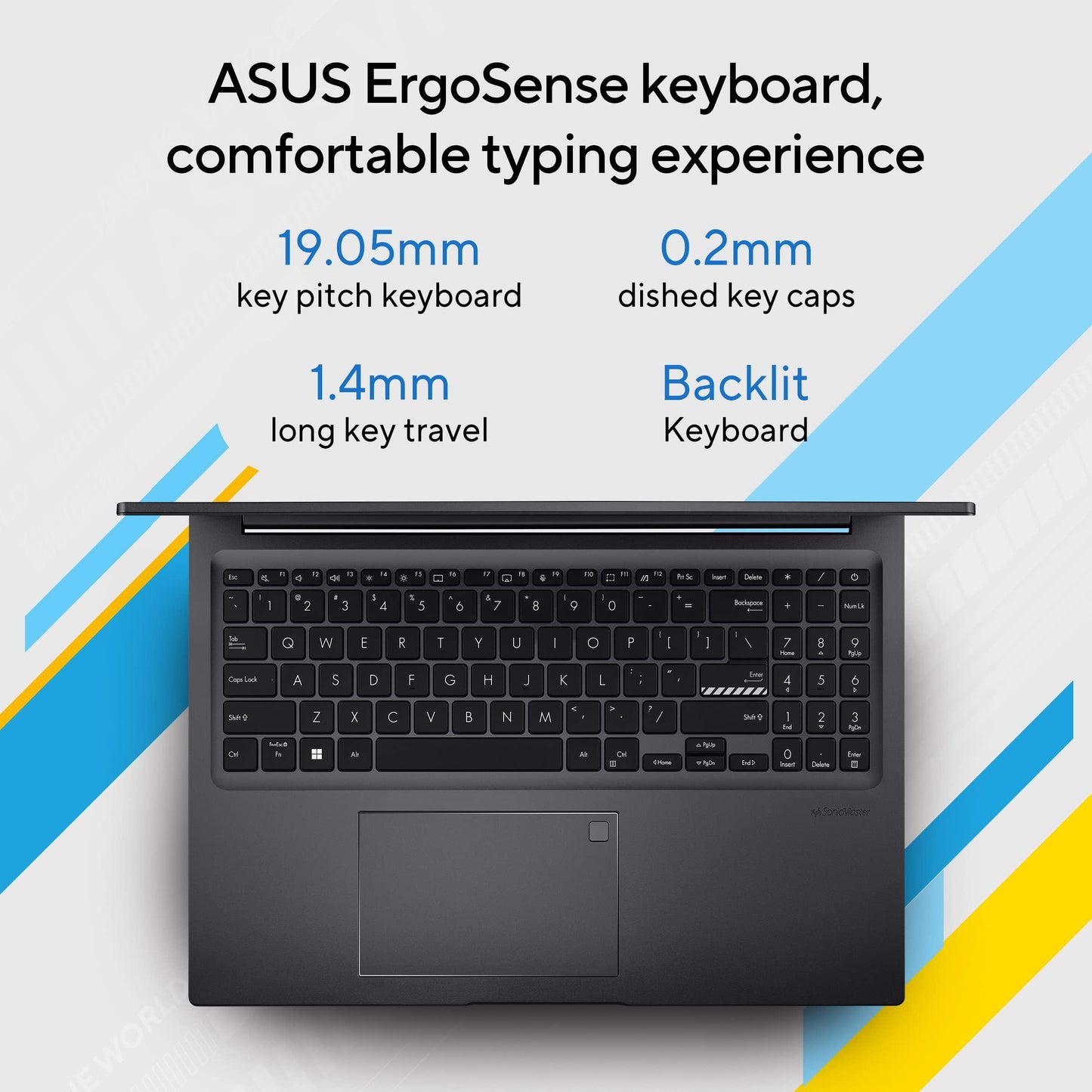 ASUS Vivobook 16 (2023), Intel Core i9-13900H 13th Gen, 16" (40.64 cm) FHD+, Thin & Light Laptop (16GB/1TB SSD/Intel Iris Xe/Win 11/Office 2021/Backlit KB/Fingerprint/Black/1.88 kg), X1605VA-MB957WS - Triveni World