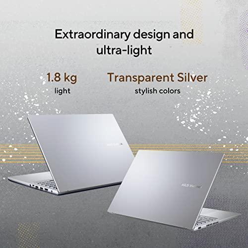 ASUS Vivobook 16X (2022), 16.0-inch (40.64 cms) FHD+ 16:10, AMD Ryzen 5 5600H, Thin and Laptop (8GB/512GB SSD/Integrated Graphics/Windows 11/Office 2021/Silver/1.80 kg), M1603QA-MB501WS - Triveni World